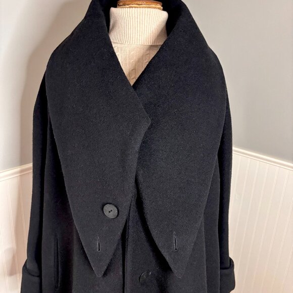 Extremely Rare Vintage Yohji Yamamato Wool Coat Made in Japan - Picture 4 of 11